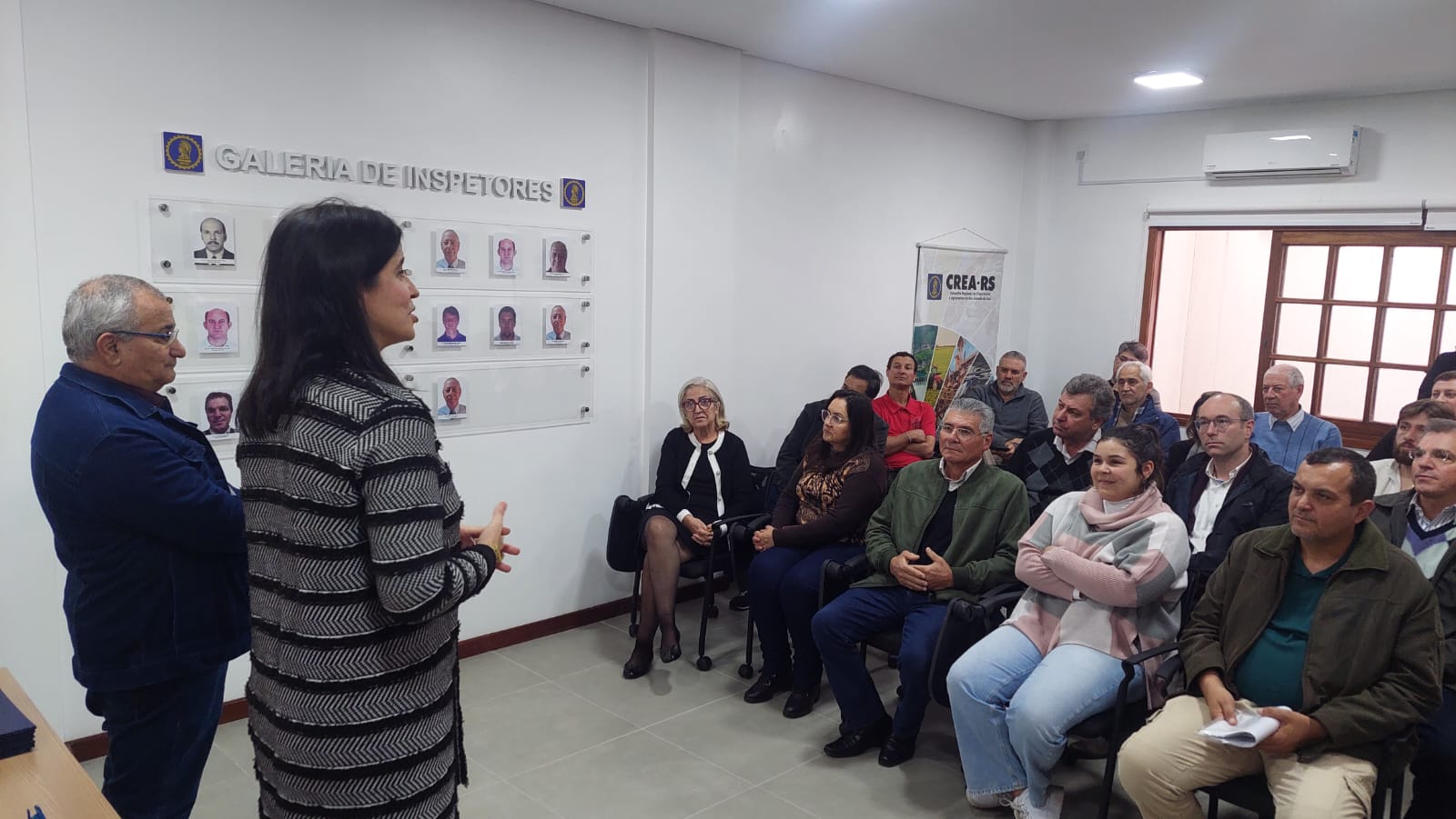 Inspetor-chefe agradeceu à presidente Nanci pela reforma da Inspetoria